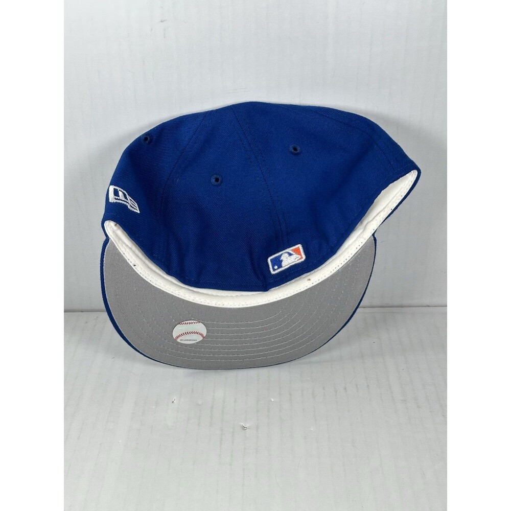 New Era New York Mets 1986 World Series Patch 59FIFTY Fitted Hat Cap Size 7 1/4 - Picture 4 of 5